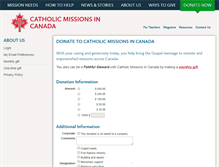 Tablet Screenshot of donation.cmic.info