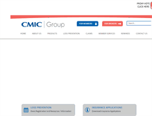Tablet Screenshot of cmic.biz